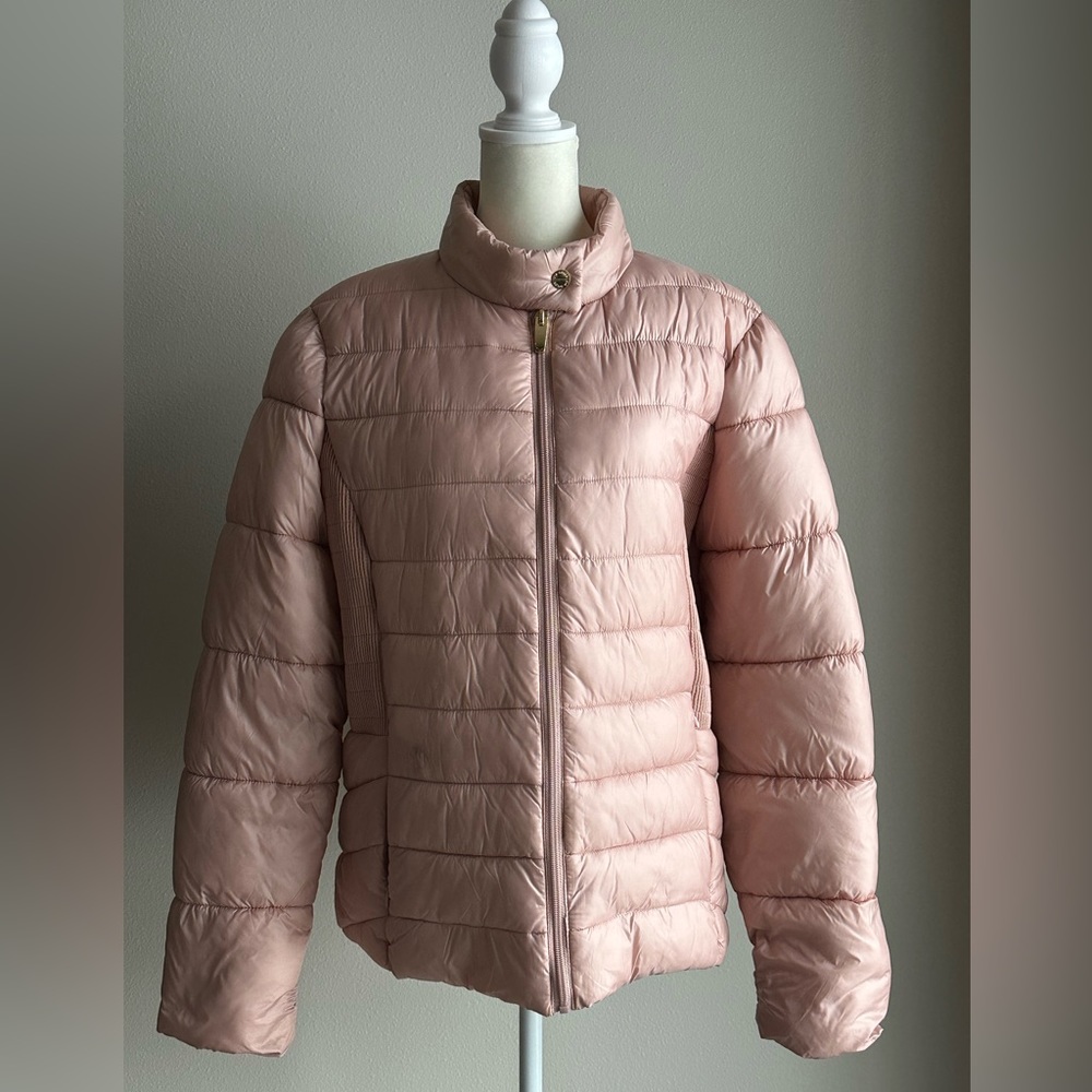 Via Spiga Women’s Puffer Jacket Pink Size Large